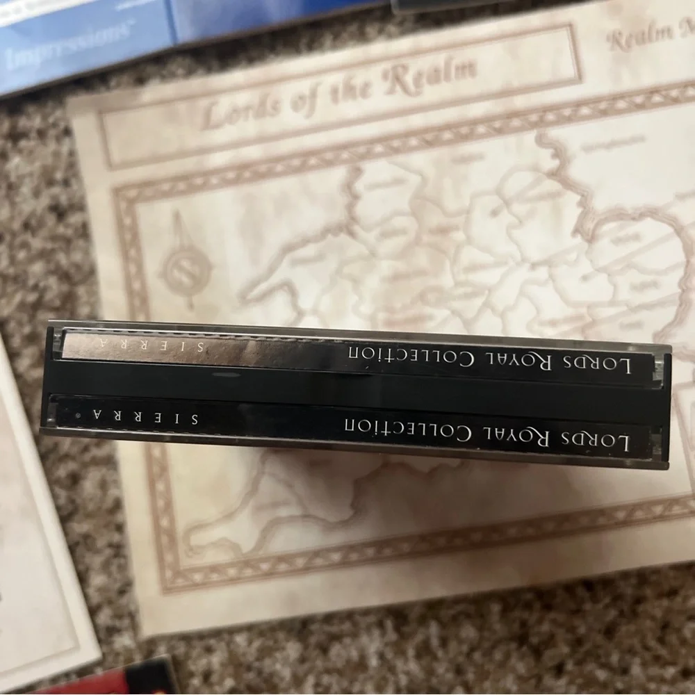 Lords Royal Collection 4 Disc Set Map 5 Manuals Reference Card PC Game